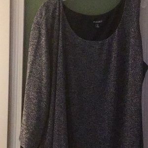 Women’s two piece black sparkle dress size 3x.